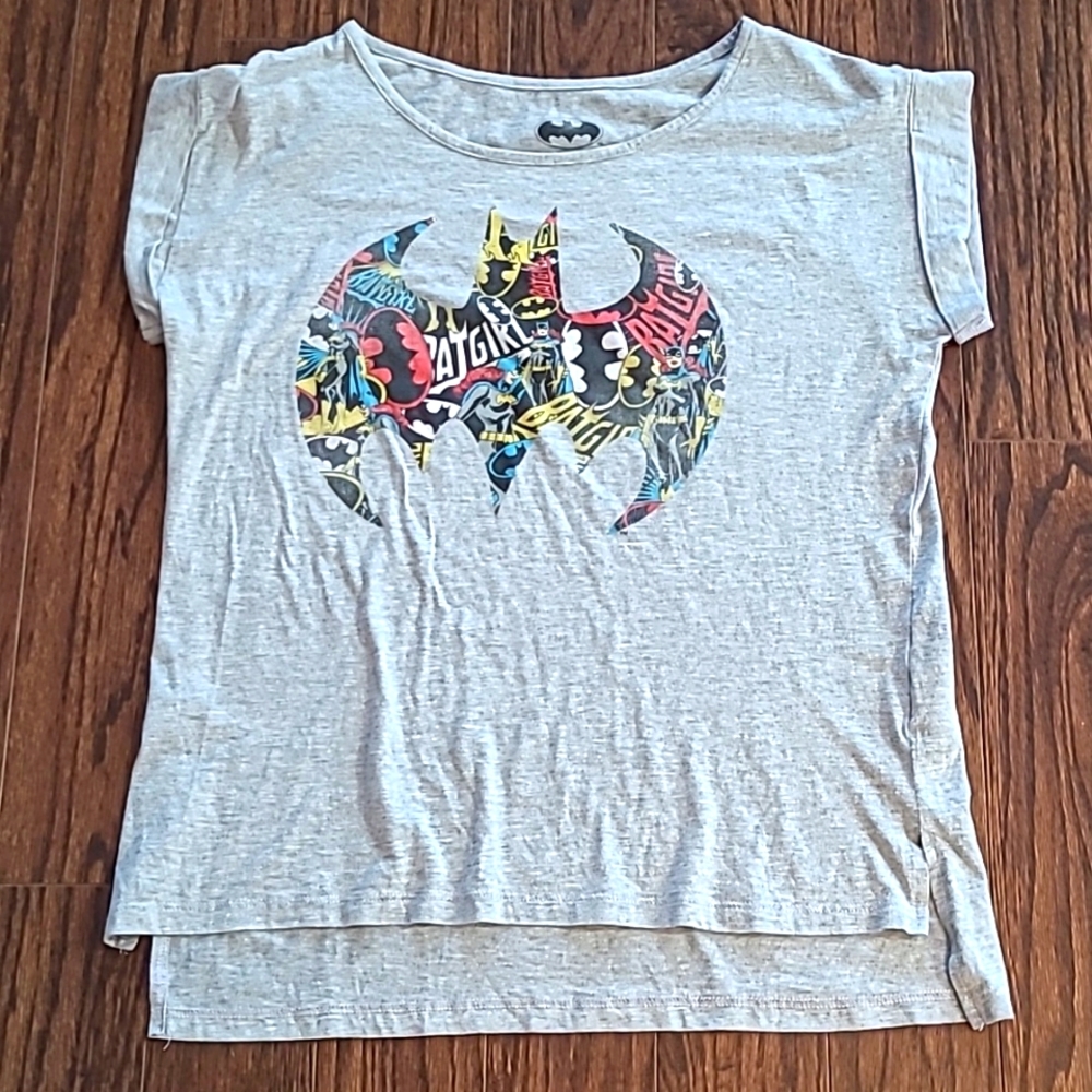 🛍BATMAN DC  Girls Youth BatGirl Short Sleeve BatWoman Superhero Tshirt Size XL